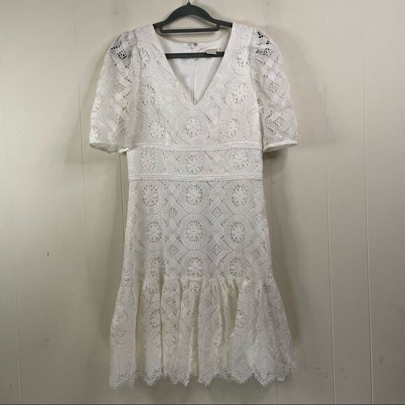 Shoshanna Ines Eyelet Lace Dress - Picture 1 of 6